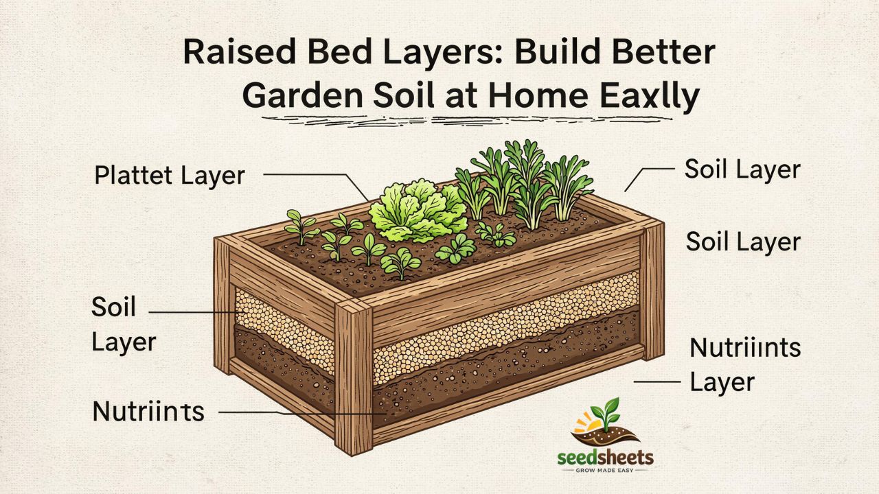 Raised Bed Layers Build Better Garden Soil at Home Easily
