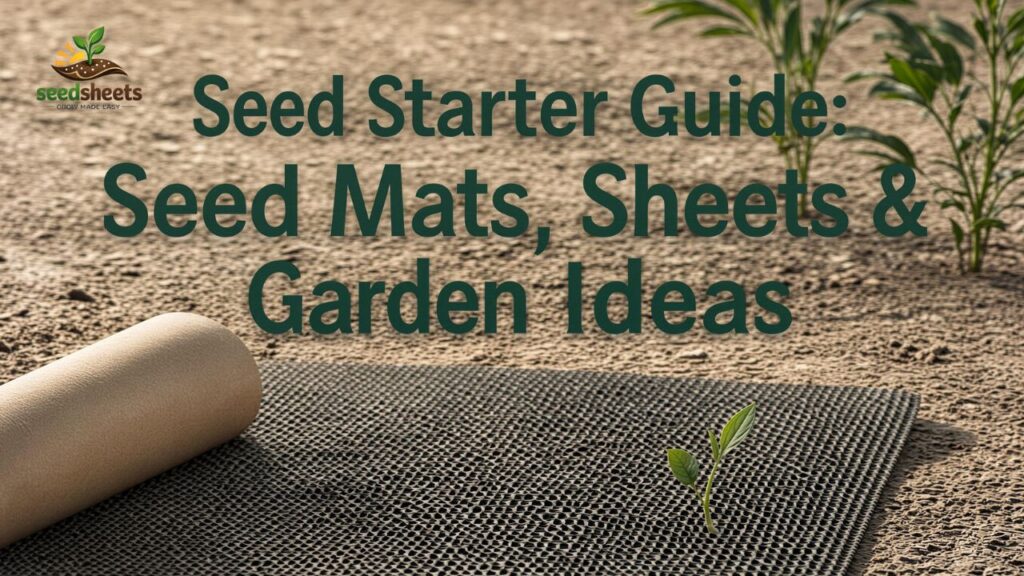 Seed Starter Guide Seed Mats, Sheets & Garden Ideas