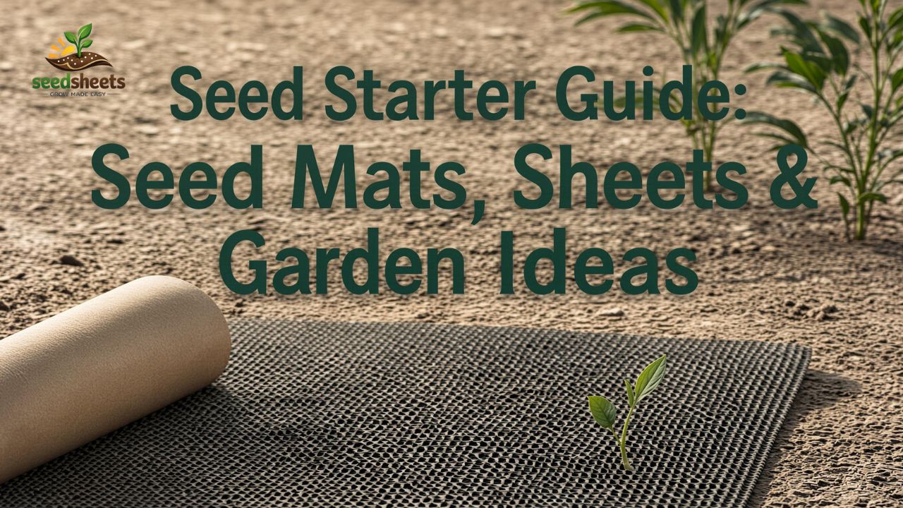 Seed Starter Guide Seed Mats, Sheets & Garden Ideas