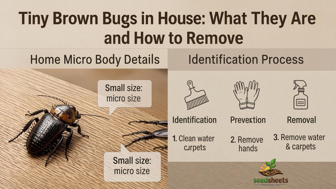 Tiny Brown Bugs in House What They Are and How to Remove